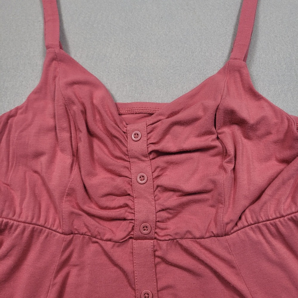 Torrid Super Soft Knit Button Front Midi Dress Rose Pink 00 17648047 - Picture 6 of 12